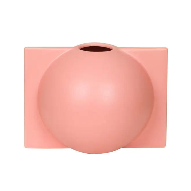 VASO 15 CM MOLDIER - OPALA ROSA - Foto 1