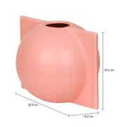 VASO 15 CM MOLDIER - OPALA ROSA - Foto 6