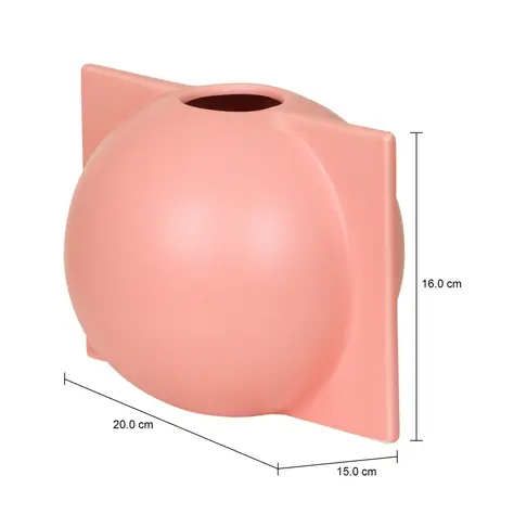 Imagem com medidas do produto VASO 15 CM MOLDIER