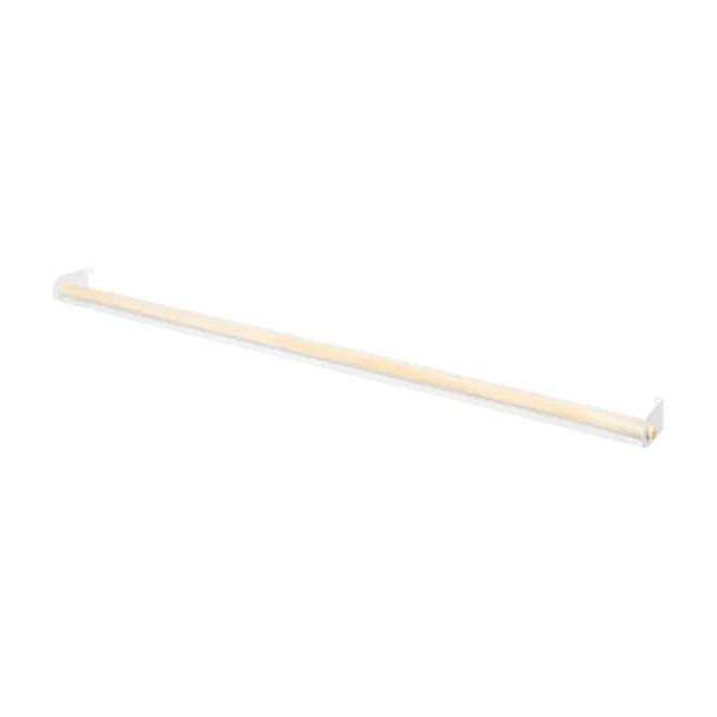 PRATELEIRA 3,5 CM X 82 CM X 7 CM FOLDING - BRANCO/MADEIRA NATURAL - Foto 2
