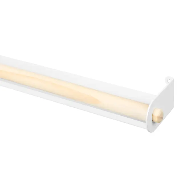 PRATELEIRA 3,5 CM X 82 CM X 7 CM FOLDING - BRANCO/MADEIRA NATURAL - Foto 3