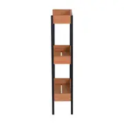 FLOREIRA ESTANTE 60 X 1 M FLO - PRETO/EUCALIPTO - Foto 3