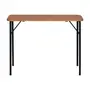 MESA APARADOR 1 M X 45 CM CLAVE - PRETO/EUCALIPTO - Foto 1