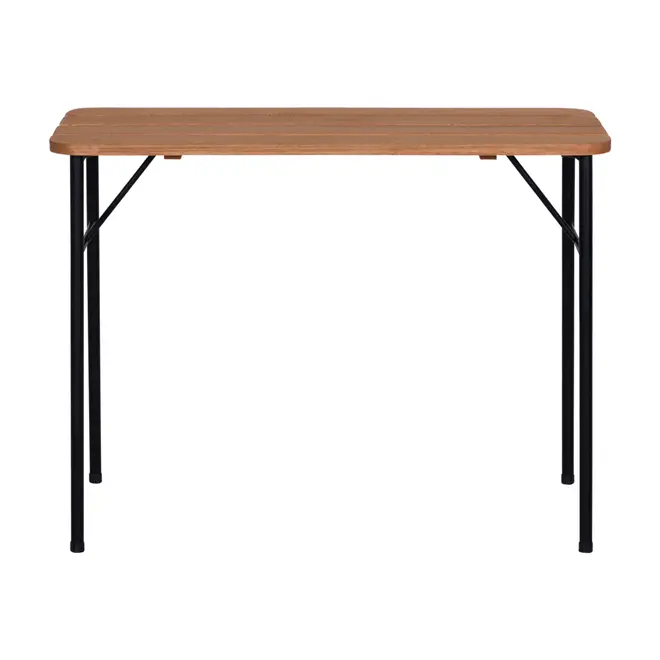 MESA APARADOR 1 M X 45 CM CLAVE - PRETO/EUCALIPTO - Foto 1