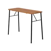 MESA APARADOR 1 M X 45 CM CLAVE - PRETO/EUCALIPTO - Foto 2