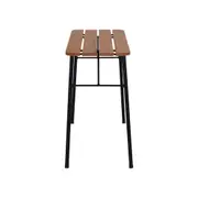 MESA APARADOR 1 M X 45 CM CLAVE - PRETO/EUCALIPTO - Foto 3