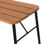 MESA APARADOR 1 M X 45 CM CLAVE - PRETO/EUCALIPTO - Foto 4