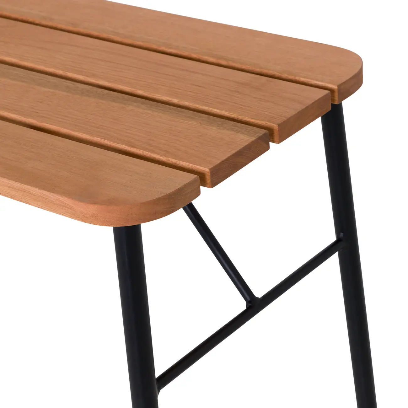 MESA APARADOR 1 M X 45 CM CLAVE - PRETO/EUCALIPTO - Foto 4
