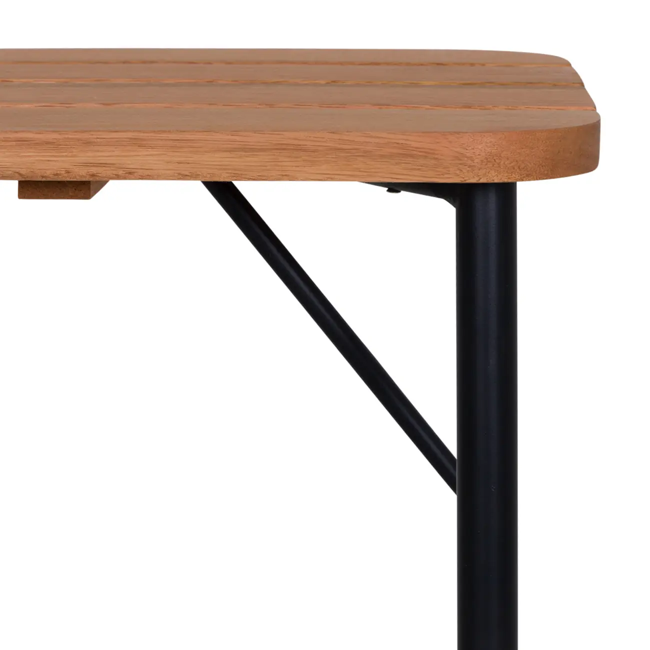 MESA APARADOR 1 M X 45 CM CLAVE - PRETO/EUCALIPTO - Foto 5