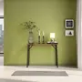 MESA APARADOR 1 M X 45 CM CLAVE - PRETO/EUCALIPTO - Foto 7