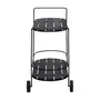 CARRINHO FLOREIRA 74 CM X 38 CM SOW - PRETO/PRETO - Foto 3