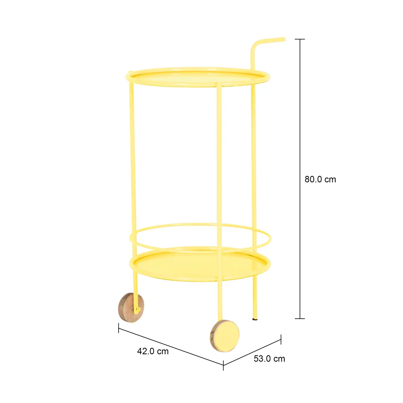 CARRINHO/FLOREIRA 53 CM X 42 CM POTTY - LIMÃO SICILIANO - Foto 7