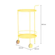 CARRINHO/FLOREIRA 53 CM X 42 CM POTTY - LIMÃO SICILIANO - Foto 7