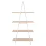 ESTANTE 90 CM X 1,80 M STAIRS - BRANCO/NATURAL WASHED - Foto 1