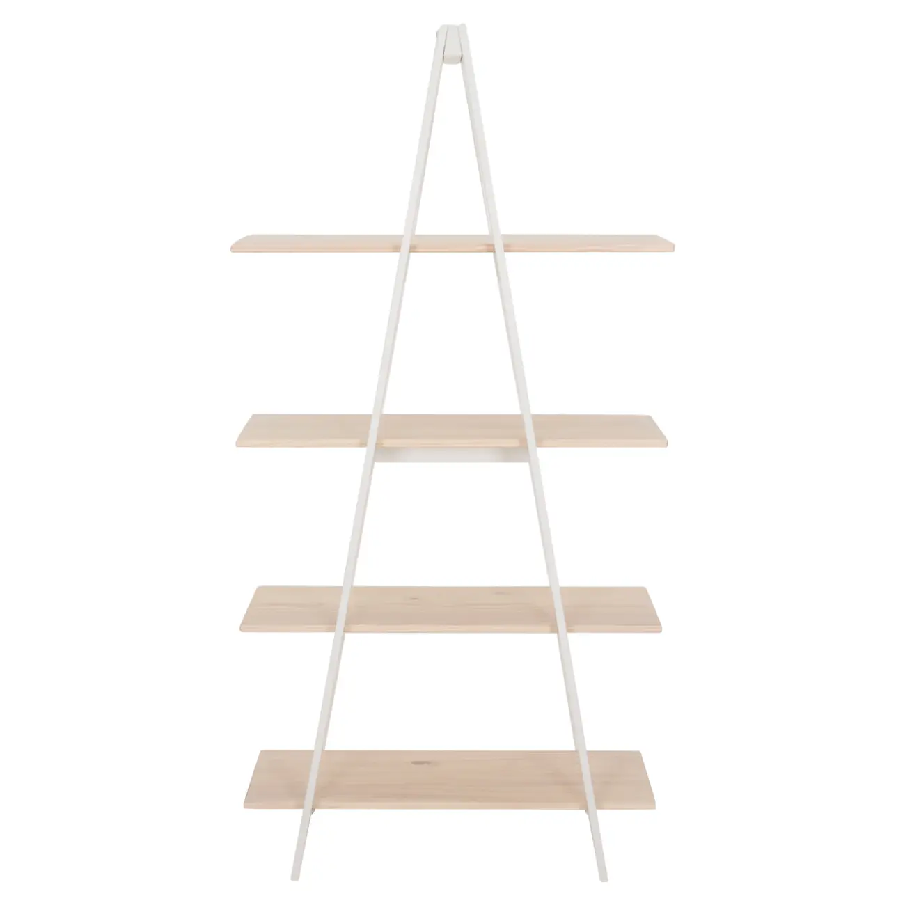 ESTANTE 90 CM X 1,80 M STAIRS - BRANCO/NATURAL WASHED - Foto 1
