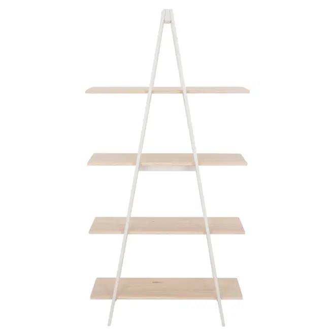 ESTANTE 90 CM X 1,80 M STAIRS - BRANCO/NATURAL WASHED - Foto 1