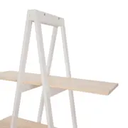 ESTANTE 90 CM X 1,80 M STAIRS - BRANCO/NATURAL WASHED - Foto 4