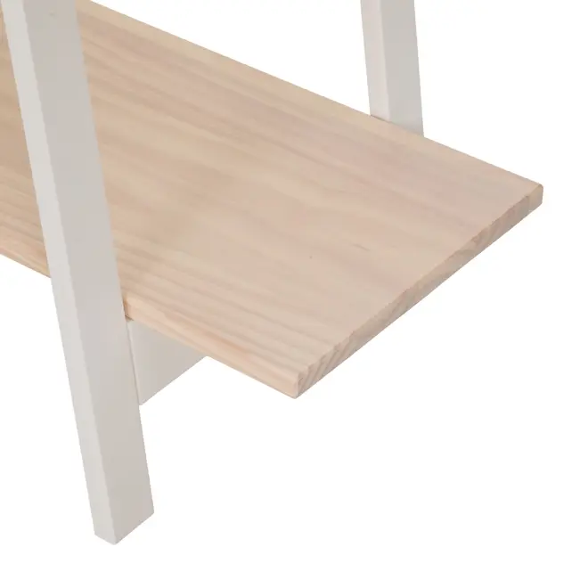 ESTANTE 90 CM X 1,80 M STAIRS - BRANCO/NATURAL WASHED - Foto 5