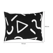FRONHA 50 CM X 70 CM GOING WILD - PRETO/ OFFWHITE - Foto 5