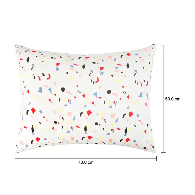 FRONHA 50 CM X 70 CM GOING WILD CACOS - BRANCO/CORES CALEIDOCOLOR - Foto 4