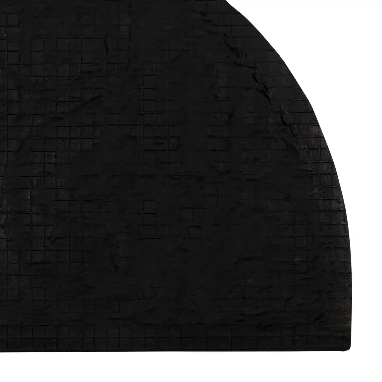 CAPACHO 45 CM X 75 CM GEOVOLUTA - FIBRA CLARA/PRETO - Foto 4