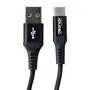 CABO USB-C TECH PLUS - PRETO/PRATA - Foto 1