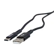 CABO USB-C TECH PLUS - PRETO/PRATA - Foto 2