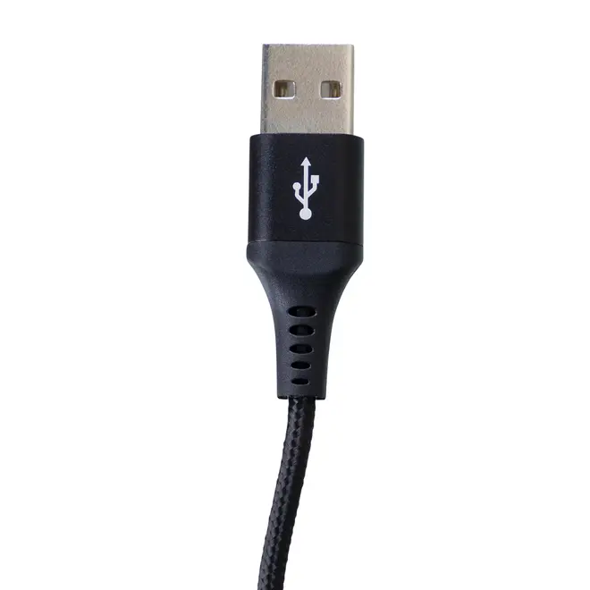 CABO USB-C TECH PLUS - PRETO/PRATA - Foto 4