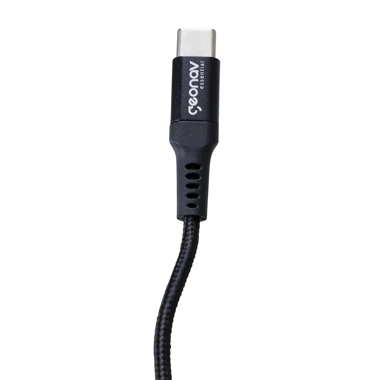 CABO USB-C TECH PLUS - PRETO/PRATA - Foto 5