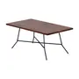 MESA DE CENTRO 80 CM X 45 CM JAHARI - PRETO/NOZES RÚSTICO - Foto 2
