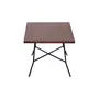 MESA DE CENTRO 80 CM X 45 CM JAHARI - PRETO/NOZES RÚSTICO - Foto 3