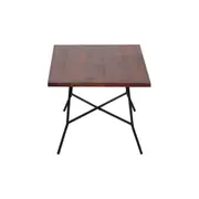 MESA DE CENTRO 80 CM X 45 CM JAHARI - PRETO/NOZES RÚSTICO - Foto 3