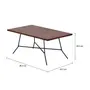 MESA DE CENTRO 80 CM X 45 CM JAHARI - PRETO/NOZES RÚSTICO - Foto 6