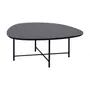 MESA DE CENTRO 83 CM X 79 CM ORGANIQUÊ - PRETO/PRETO - Foto 2
