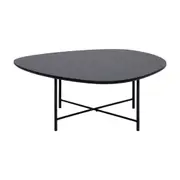 MESA DE CENTRO 83 CM X 79 CM ORGANIQUÊ - PRETO/PRETO - Foto 3