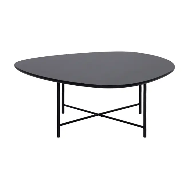 MESA DE CENTRO 83 CM X 79 CM ORGANIQUÊ - PRETO/PRETO - Foto 3