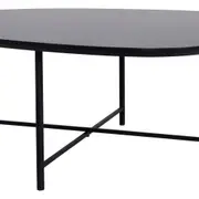 MESA DE CENTRO 83 CM X 79 CM ORGANIQUÊ - PRETO/PRETO - Foto 4
