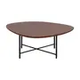 MESA DE CENTRO 83 CM X 79 CM ORGANIQUÊ - PRETO/NOZES - Foto 1