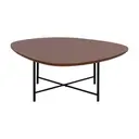 PRETO/NOZES - MESA DE CENTRO 83 CM X 79 CM ORGANIQUÊ