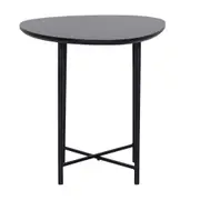MESA LATERAL 45 CM X 44 CM ORGANIQUÊ - PRETO/PRETO - Foto 1