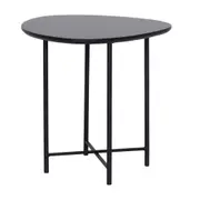 MESA LATERAL 45 CM X 44 CM ORGANIQUÊ - PRETO/PRETO - Foto 2