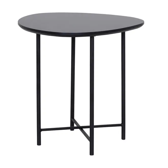 MESA LATERAL 45 CM X 44 CM ORGANIQUÊ - PRETO/PRETO - Foto 2