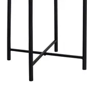 MESA LATERAL 45 CM X 44 CM ORGANIQUÊ - PRETO/PRETO - Foto 3