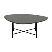 MESA DE CENTRO 83 CM X 79 CM ORGANIQUÊ - PRETO/MUSGO - Foto 1