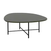 MESA DE CENTRO 83 CM X 79 CM ORGANIQUÊ - PRETO/MUSGO - Foto 2