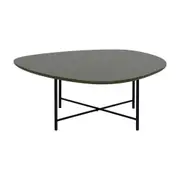 MESA DE CENTRO 83 CM X 79 CM ORGANIQUÊ - PRETO/MUSGO - Foto 3
