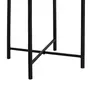 MESA LATERAL 45 CM X 44 CM ORGANIQUÊ - PRETO/NOZES - Foto 3