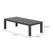 MESA LATERAL 40 CM X 82 CM MALTA - KONKRET - Foto 7