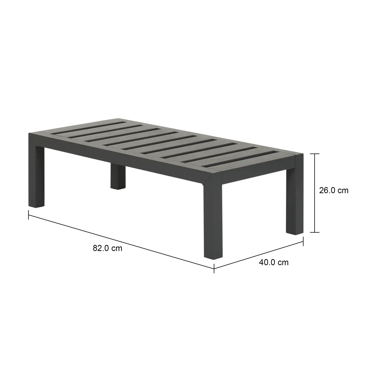 MESA LATERAL 40 CM X 82 CM MALTA - KONKRET - Foto 7