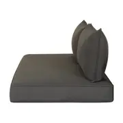 ALMOFADAS DE ASSENTO/ENCOSTO PARA ESTRUTURA DE SOFÁ 2 LUGARES MALTA - CINZA - Foto 3